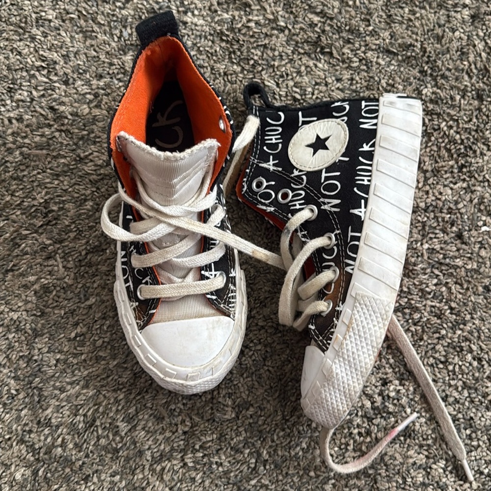 Converse Chuck Taylor Hi-Vis UNT1TL3D Hi Top Shoes, 169675C kids 11